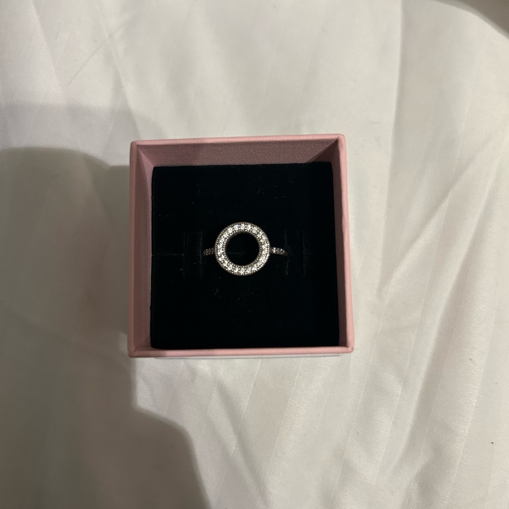 Pandora Sparkling Halo Ring